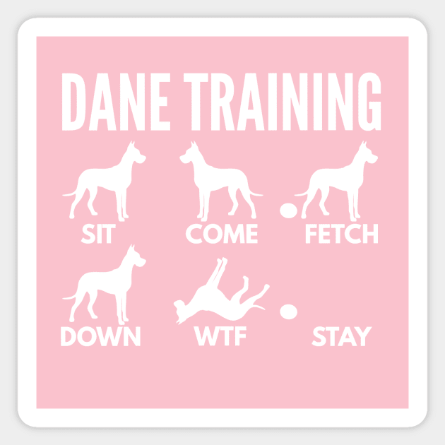 Great Dane Training Dane Dog Tricks Sticker by DoggyStyles